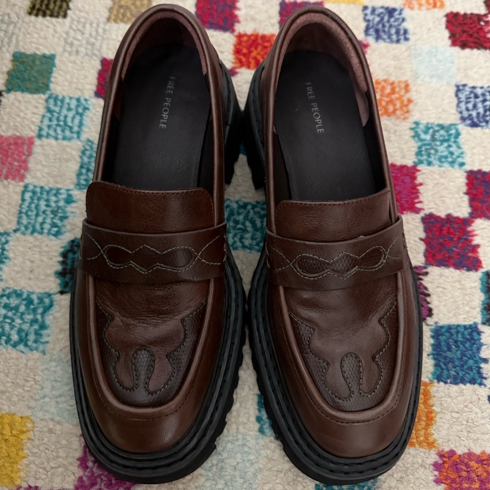 Free People Darci Platform Loafers